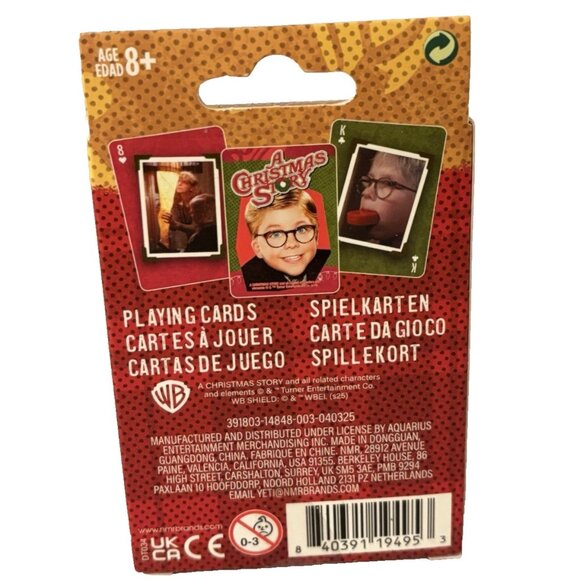 A Christmas Story Playing Cards Deck Festive Holiday Theme New Collectible Game - Picture 2 of 5